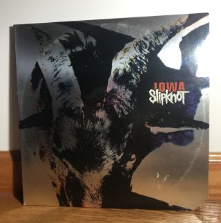 Rare Slipknot Iowa Pr - 8564 - 1 12 " Vinyl Record Album Lp Includes Poster - Cutout