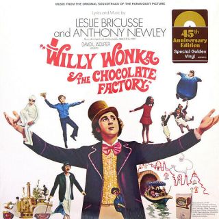 Willy Wonka And The Chocolate Factory 45th Anniversary Ost Gold Color Lp Vinyl