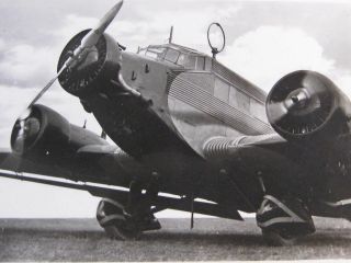 Wwii Orig.  Old German Postcard Ju 52 Luftwaffe