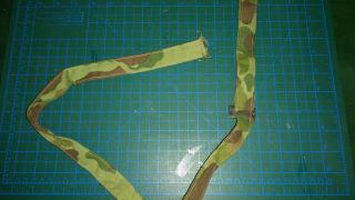 Wwii Usmc Camouflaged Blanket Roll Strap1