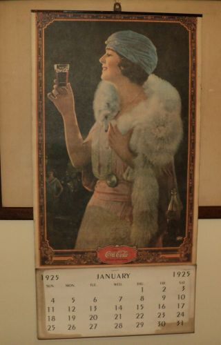1925 Coca Cola Calendar Full Pad