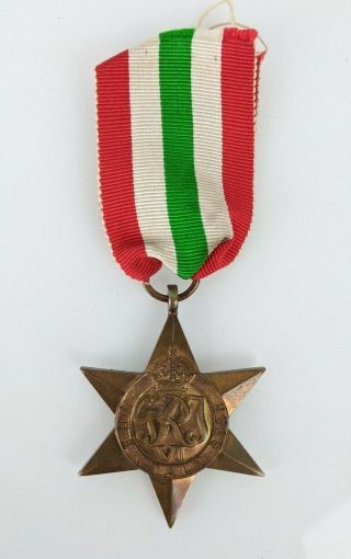 Wwii Second World War Italy Star