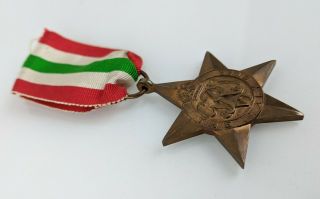 WWII Second World War Italy Star 3