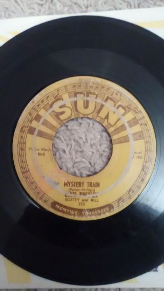 Ultra Rare Elvis Presley Sun 223 Record Mystery Train