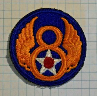 Vintage Ww2 Wwii Us Army Aaf 8th Air Force Patch