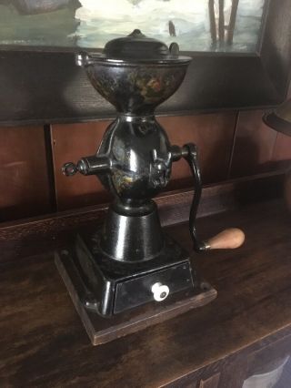 Antique Enterprise No.  1 Cast Iron Coffee Grinder/mill