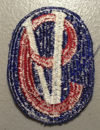 US ARMY WW2 WWII 95TH INFANTRY DIVISION COLOR SSI PATCH VINTAGE ERA 2
