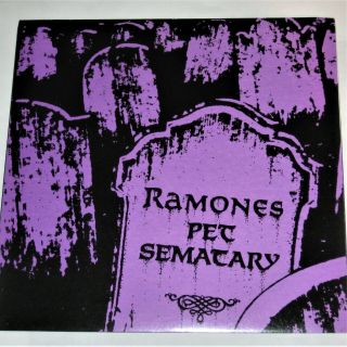 The Ramones Pet Cematary 7 " Australian 45 Rare Withdrawn Ps 1989 89 Punk Rare