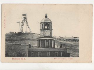 Halifax Ns Old Town Block Citadel Canada 1905 Postcard 112b