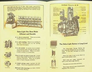Delco Light Complete Electric Light & Power Plant Booklet 1910s Dayton Ohio 2