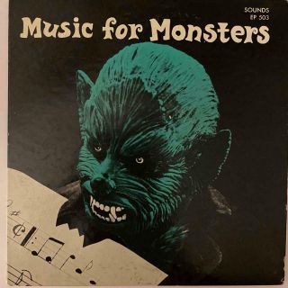 Halloween Horror Effects 45 Ep Music For Monsters Great Sleeve Hear Green Vinyl