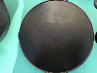 Wapak 10 Cast Iron Skillet With Ghost Mark
