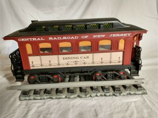 Jim Beam Train Decanter " Dining Car " Central Railroad Of Jersey Train