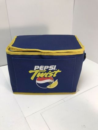 Vintage Official Pepsi Twist Bag Cooler.  Awesome Soft Sided D1