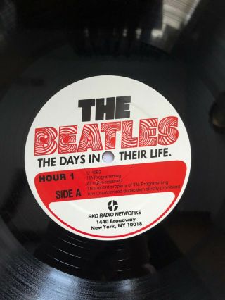 Rare Beatles " A Day In The Life " Thirty Hr.  Rko Radio Program