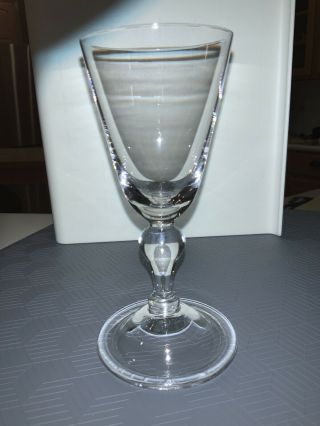 Set Of 6 Colonial Williamsburg Baluster Wine Glass Goblet By Royal Leerdam