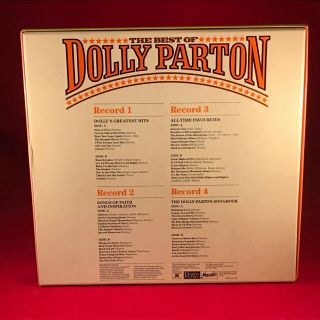 The Best Of Dolly Parton 1984 UK 4 X Vinyl LP Box Set Reader ' s Digest greatest 2