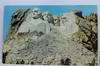South Dakota Sd Black Hills Mount Rushmore Postcard Old Vintage Card View Post