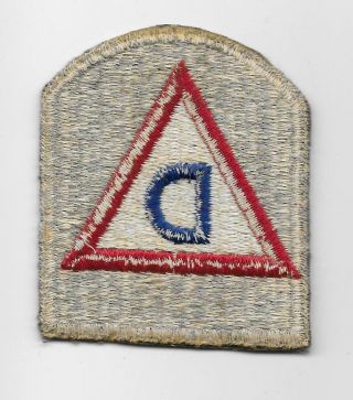 Ww2 - Era Us Made,  39th Infantry Division Patch - Whiteback - Us Army
