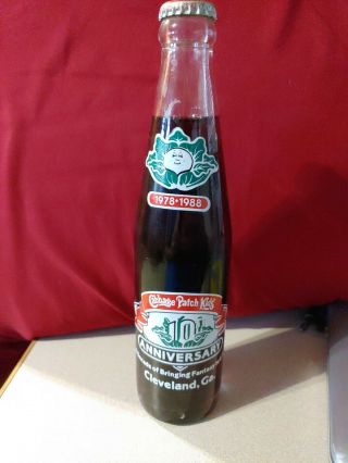 Htf Coca Cola Bottle 10oz Tall Cabbage Patch Kids Cleveland Ga 1978 To 1988