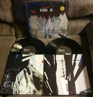 Radiohead Kid A Orig 2000 Uk Emi/parlophone 2lp Gatefold,  Shrink,  Inner 