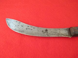 Antique I Wilson 6.  5 inch Carbon Steel Skinning Knife - Quick 2