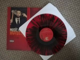 Eminem Music To Be Murdered By Limited Red Black Splatter Vinyl