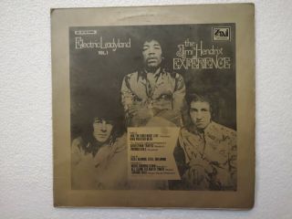 Jimi Hendrix Experience Electric Ladyland Vol 1 Malaysia 70 