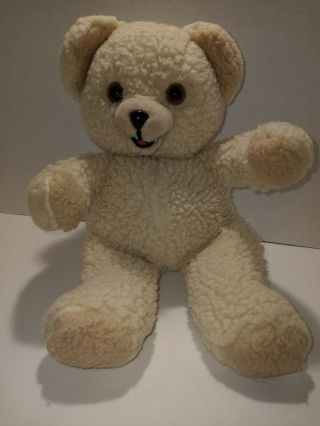 Snuggle Bear Vintage Russ Fabric Softener Plush Teddy Bear