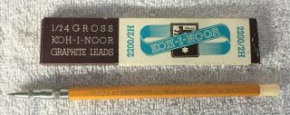 L&c Hardtmuth " Koh - I - Noor " 1511 Lead Holder Pencil & Box Of Graphite Leads