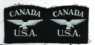 World War Ii British Royal Air Force Raf Canada Usa Forces Felt Patch