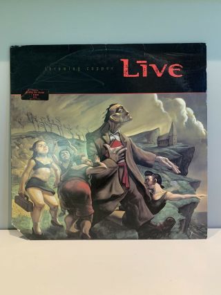 Rare Live " Throwing Copper " Limited Edition Clear Vinyl 12 " Rock Lp 1994