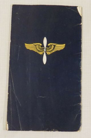 Aviation Cadet Training for the Army Air Forces - Vintage WW II WW 2 booklet 2