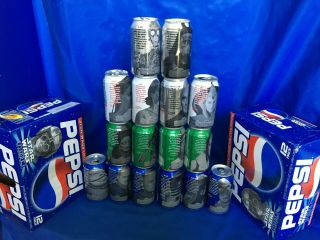 Star Wars Phantom Menace Pepsi And Mountain Dew Collector Cans