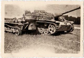 W67 Authentic Wwii Photo & 1000 Scans German Panzer Tank