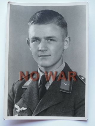 Wwii Ww2 German Photo Portrait Luftwaffe Flieger,  5