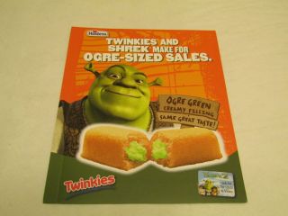 Hostess Twinkies Shrek Sales Folder
