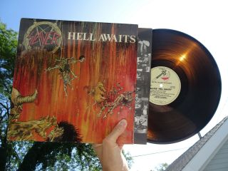 Slayer Hell Awaits Lp Ultra Rare Brown Translucent Vinyl Orig 