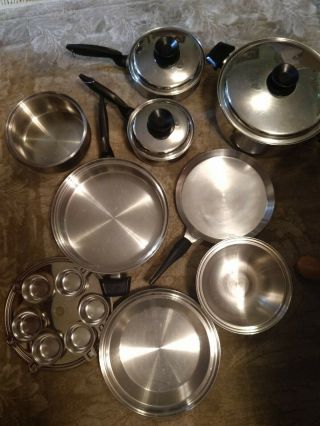 Permanent Stainless Steel Cookware Set - 5 Ply Multicore -