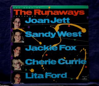 The Runaways Very Rare Lp Best Of The Runaways 1982 Usa 1stpress No Cuts