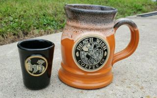Death Wish Coffee Headless Horseman Halloween Mug With Shot Glass 849/3000