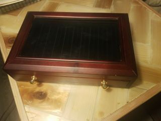 Fountain Pen Display Case Wood And Glass