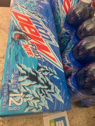 6 X 12 Oz Mountain Dew Frostbite Cans In Hand Frost Bite