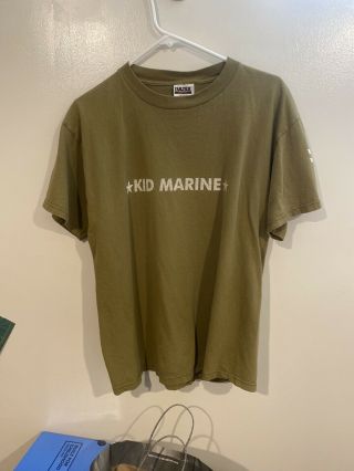 Rare Vintage Guided By Voices/ Robert Pollard Kid Marine T Shirt Size:l