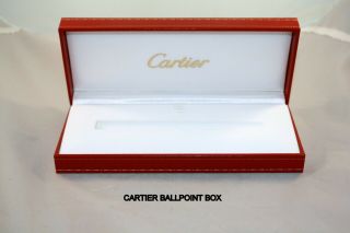 Cartier Presentation Case For Must Ballpoint,  No Pen,