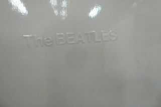 The Beatles White Album Lp Vinyl Record 33 No.  80254 With Poster