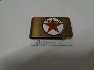 Texaco Oil Company Round Logo Unusual Money Clip Uruguay S A Lubricantes