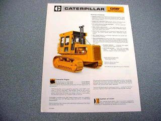 Caterpillar D5b Special Application Crawler Tractor Brochure 1983
