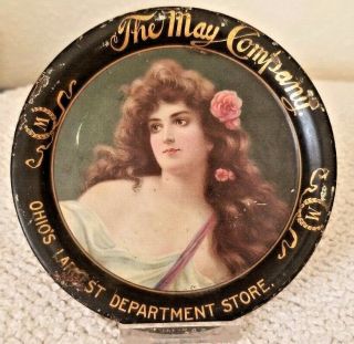 The May Company Antique Metal Tip Tray