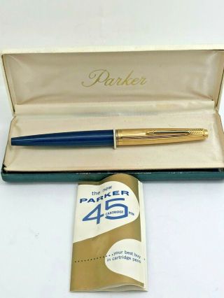 Parker Fountain Pen With Box